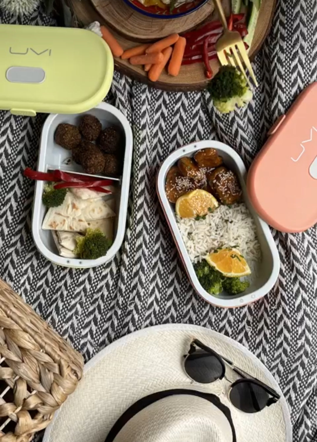How about a picnic with warm food?