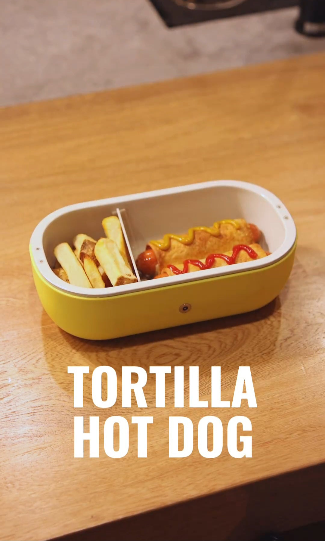 Tortilla hot dog 