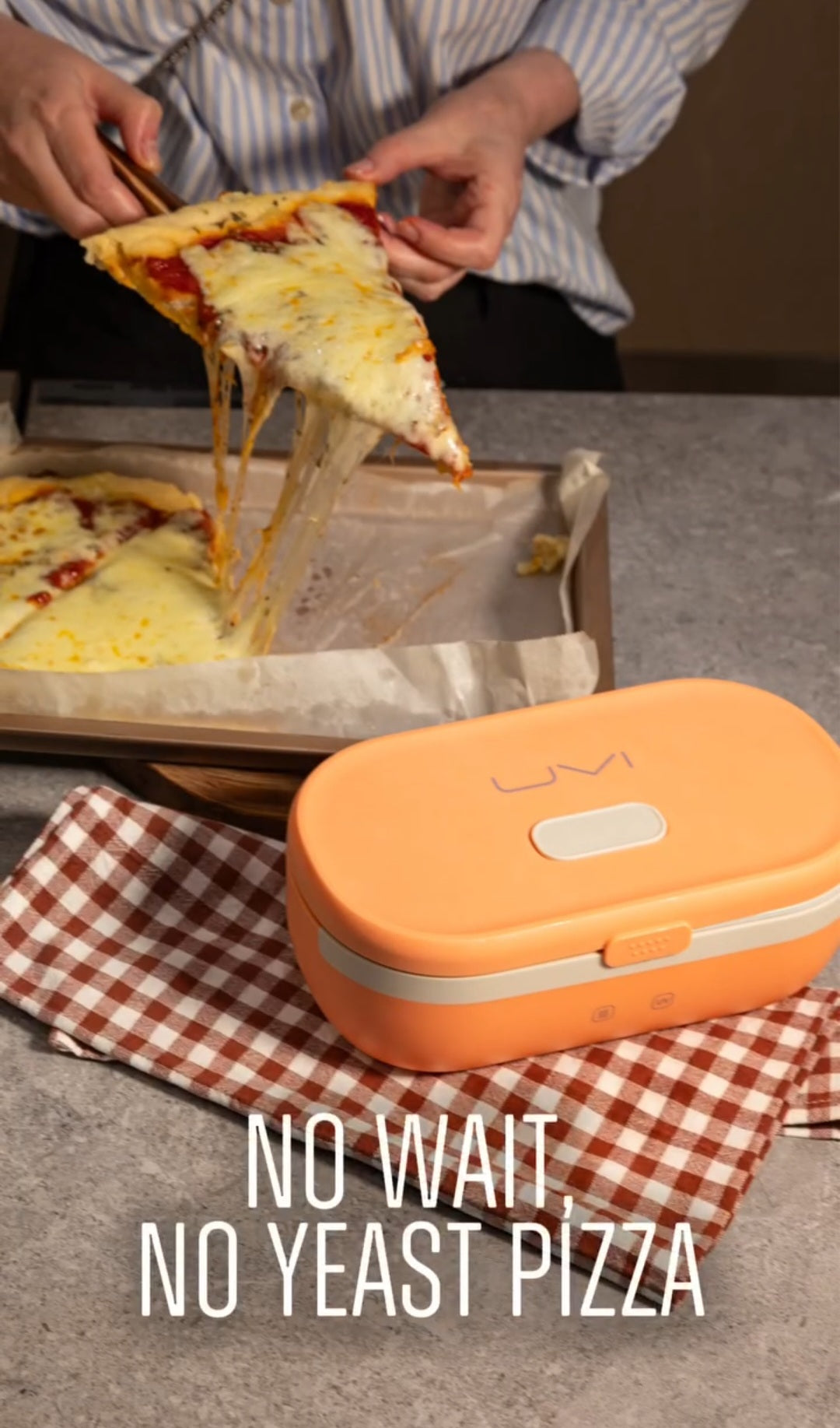 No wait, No yeast pizza 
