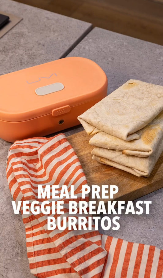 Meal Prep Veggie Breakfast Burritos