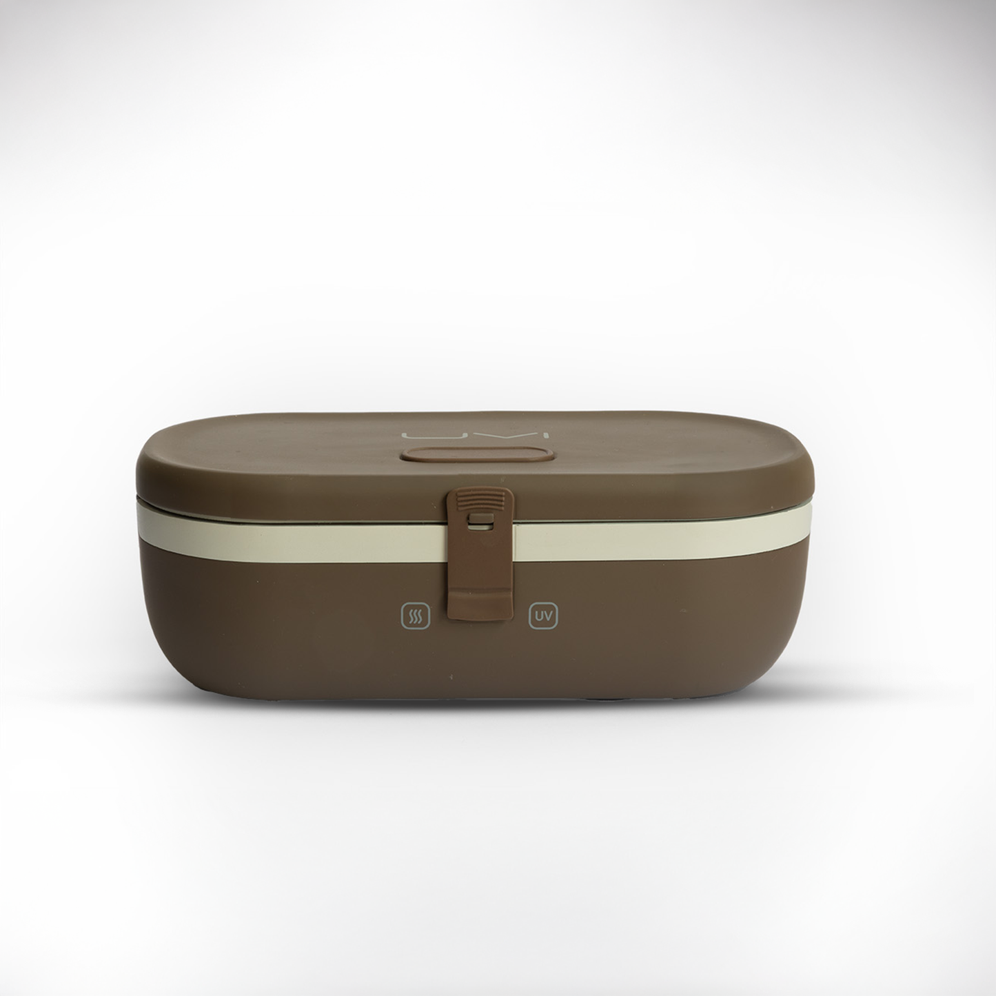 UVI Plus – SELF-HEATING LUNCH BOX WITH USB-C CORD AND UV LIGHT SANITIZER - Coffee Bean