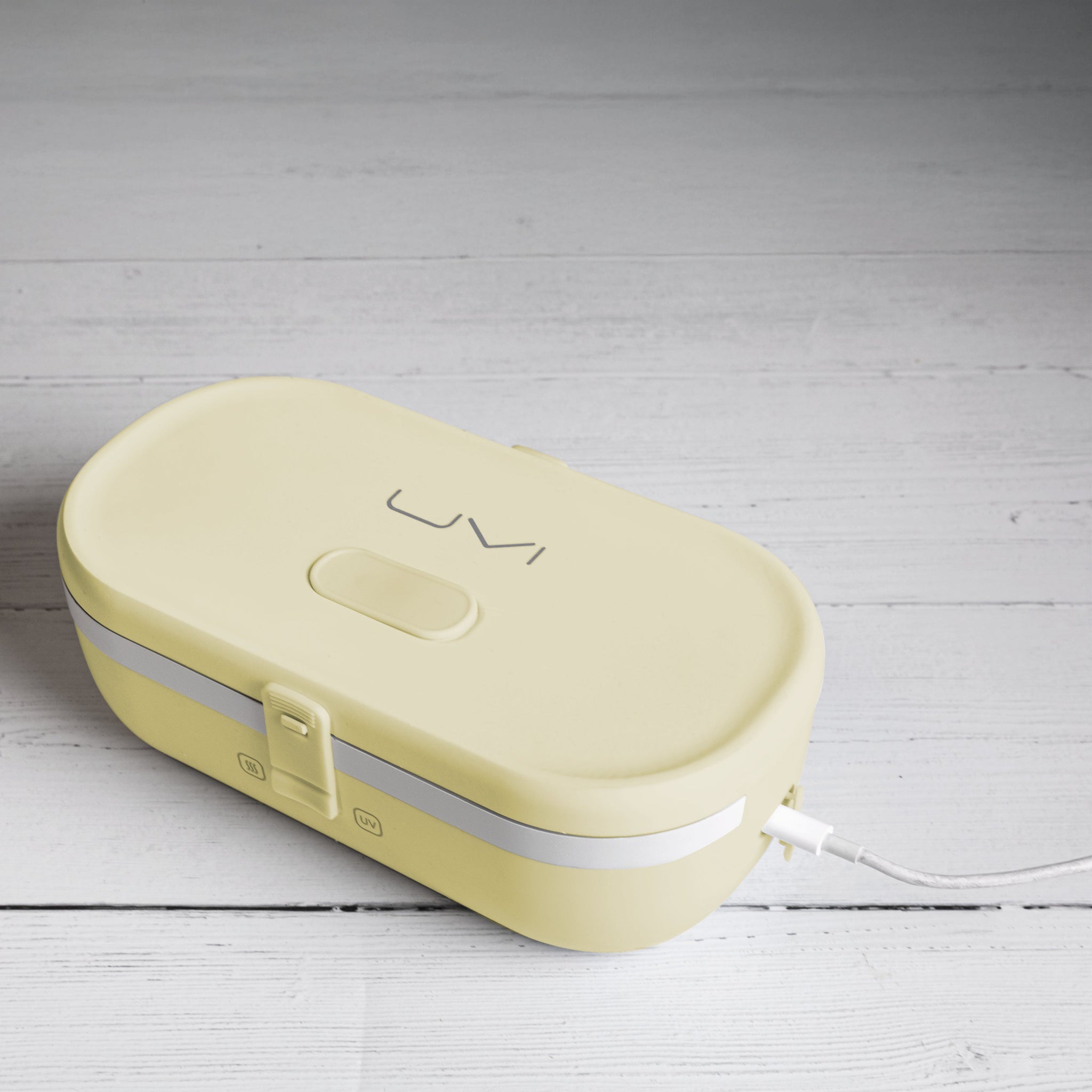 UVI Plus – SELF-HEATING LUNCH BOX WITH USB-C CORD AND UV LIGHT SANITIZER - Sunshine