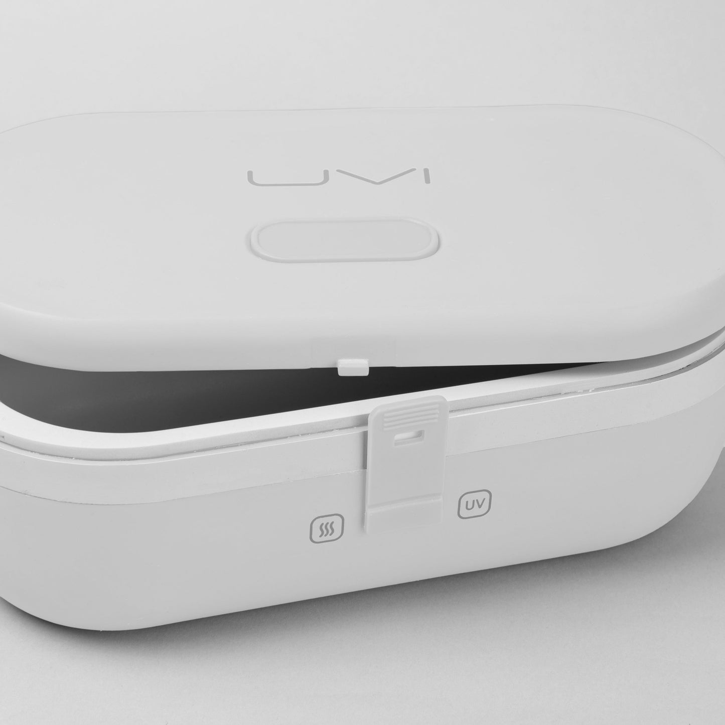 UVI Plus – SELF-HEATING LUNCH BOX WITH USB-C CORD AND UV LIGHT SANITIZER - Pearl