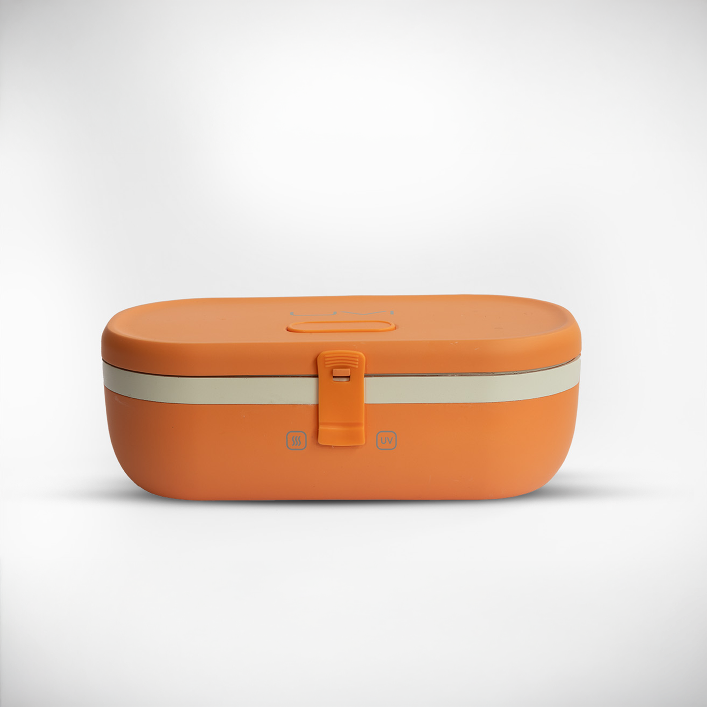 UVI Plus – SELF-HEATING LUNCH BOX WITH USB-C CORD AND UV LIGHT SANITIZER - Salmon