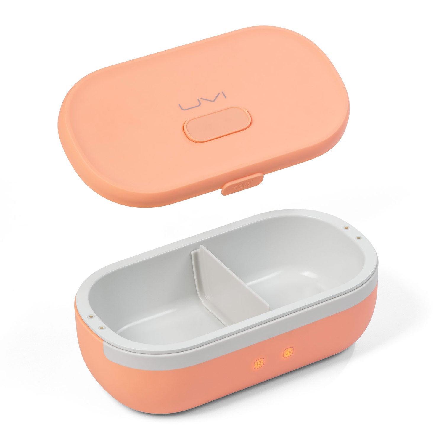 Salmon UVI Self Heating & Cleaning Lunch Box