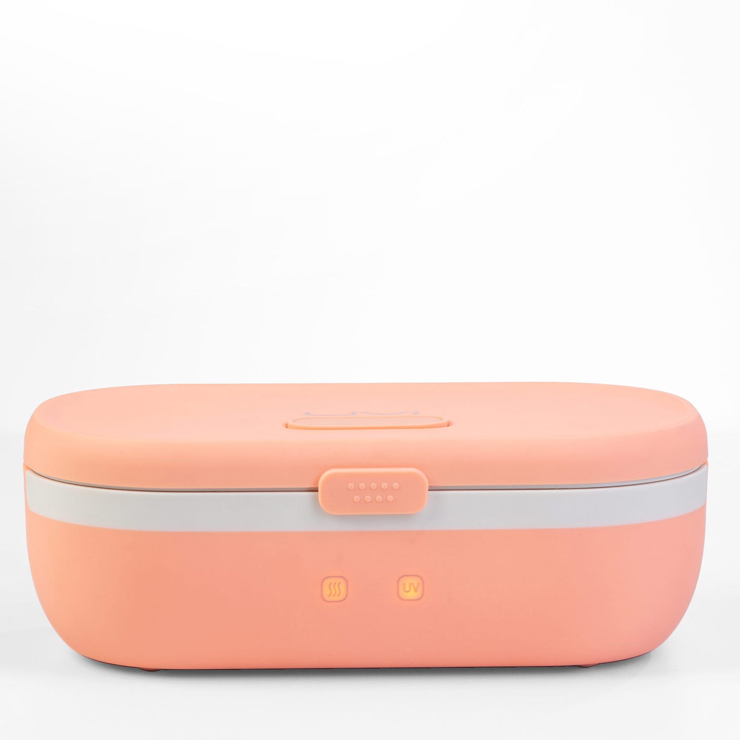 Salmon UVI Self Heating & Cleaning Lunch Box