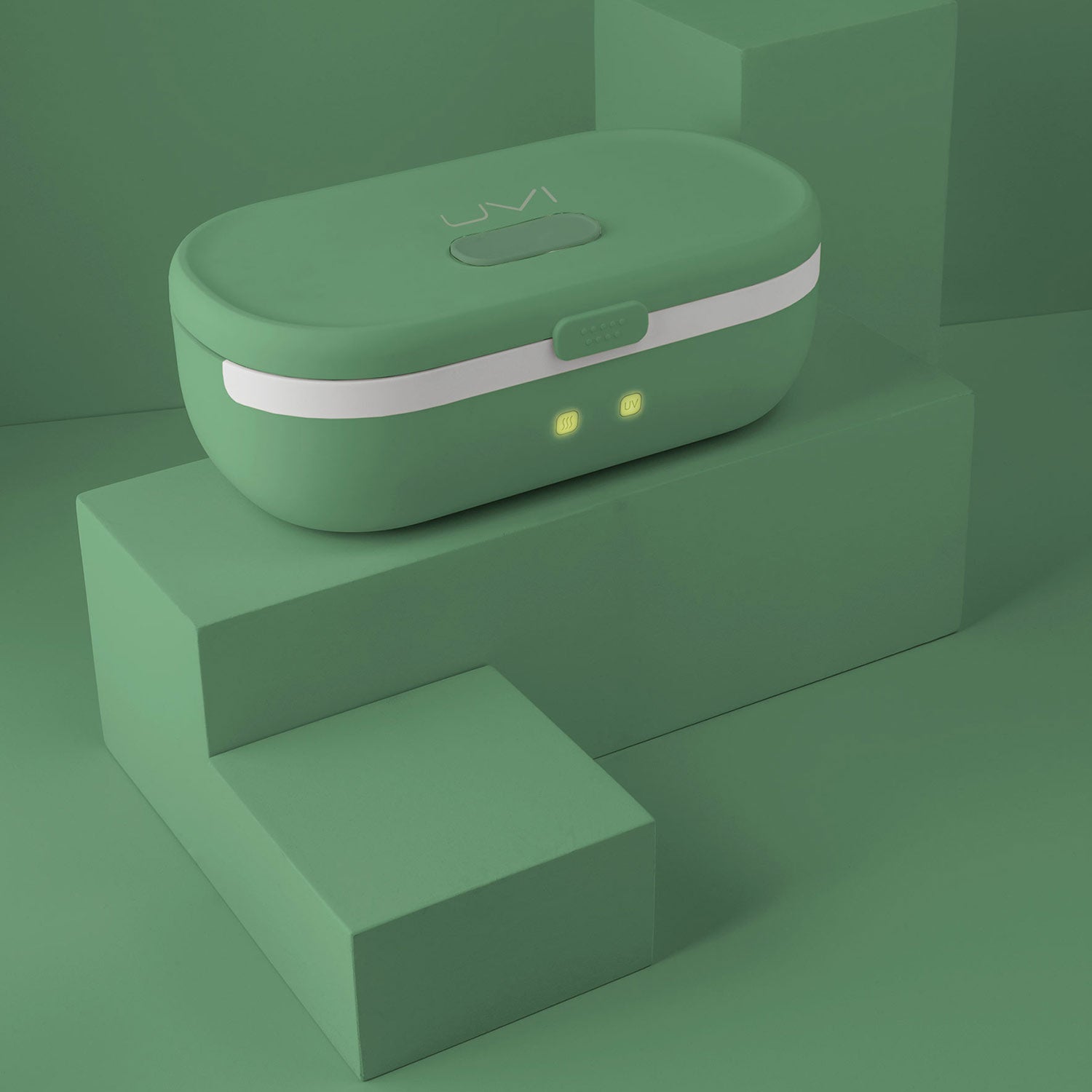 Green Pea UVI Self Heating & Cleaning Lunch Box