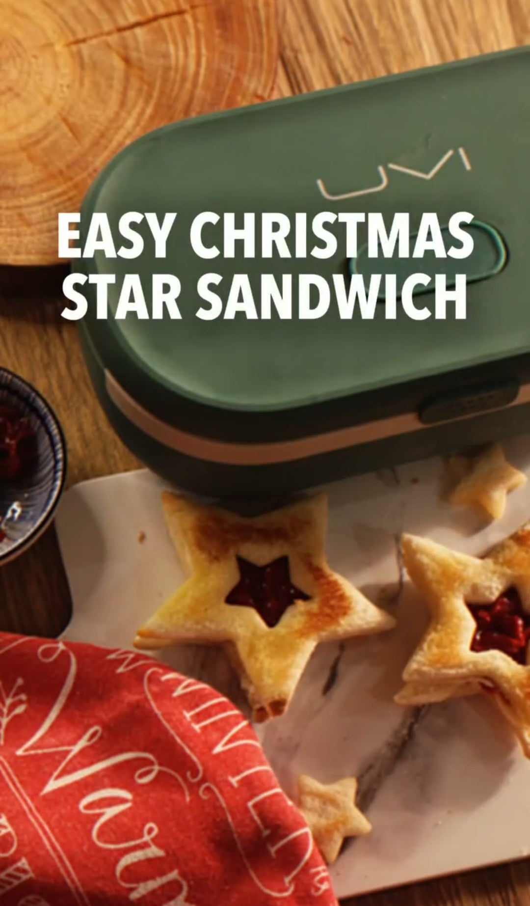 Christmas Star Sandwich