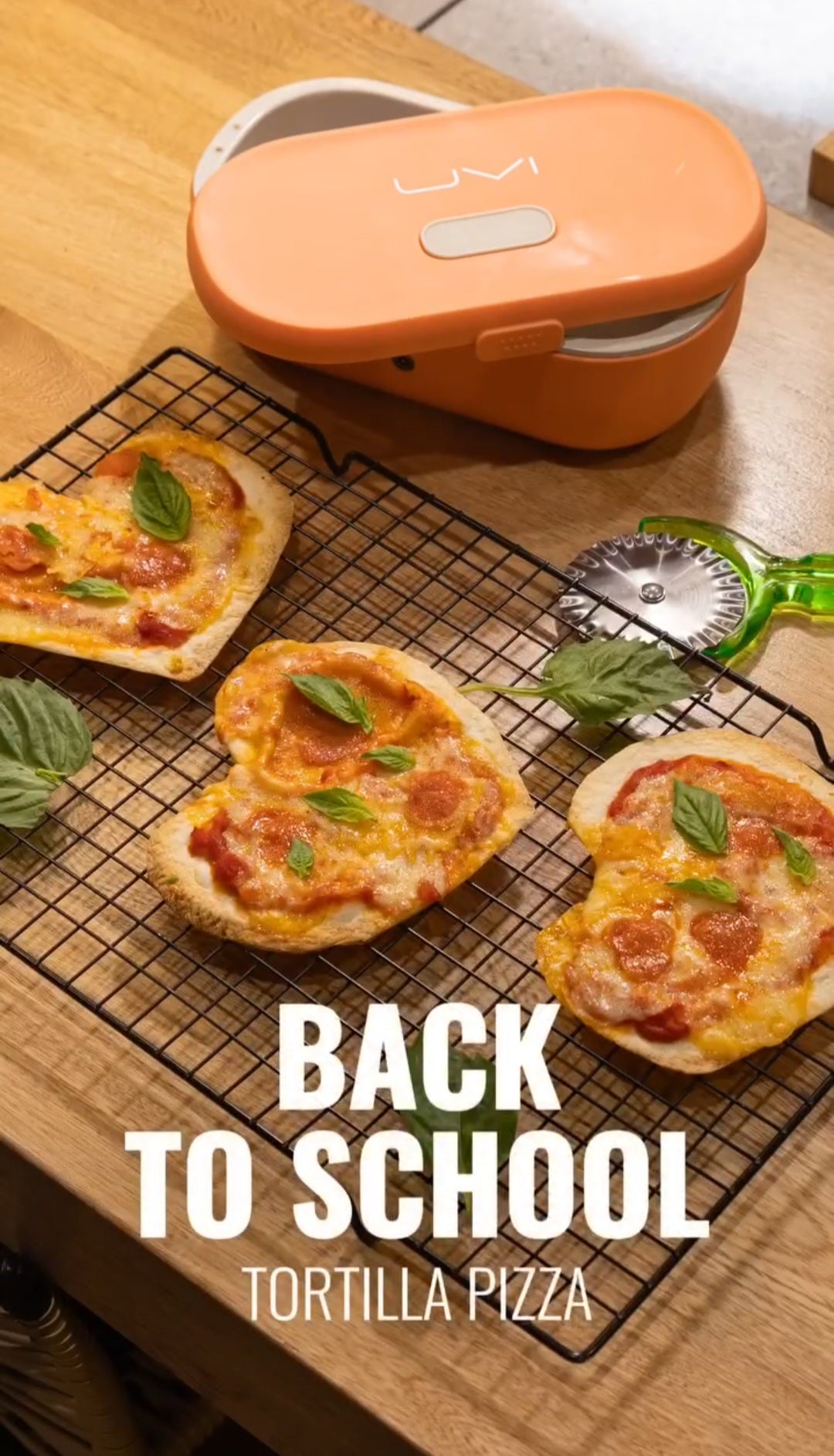 Back to School Tortilla Pizza