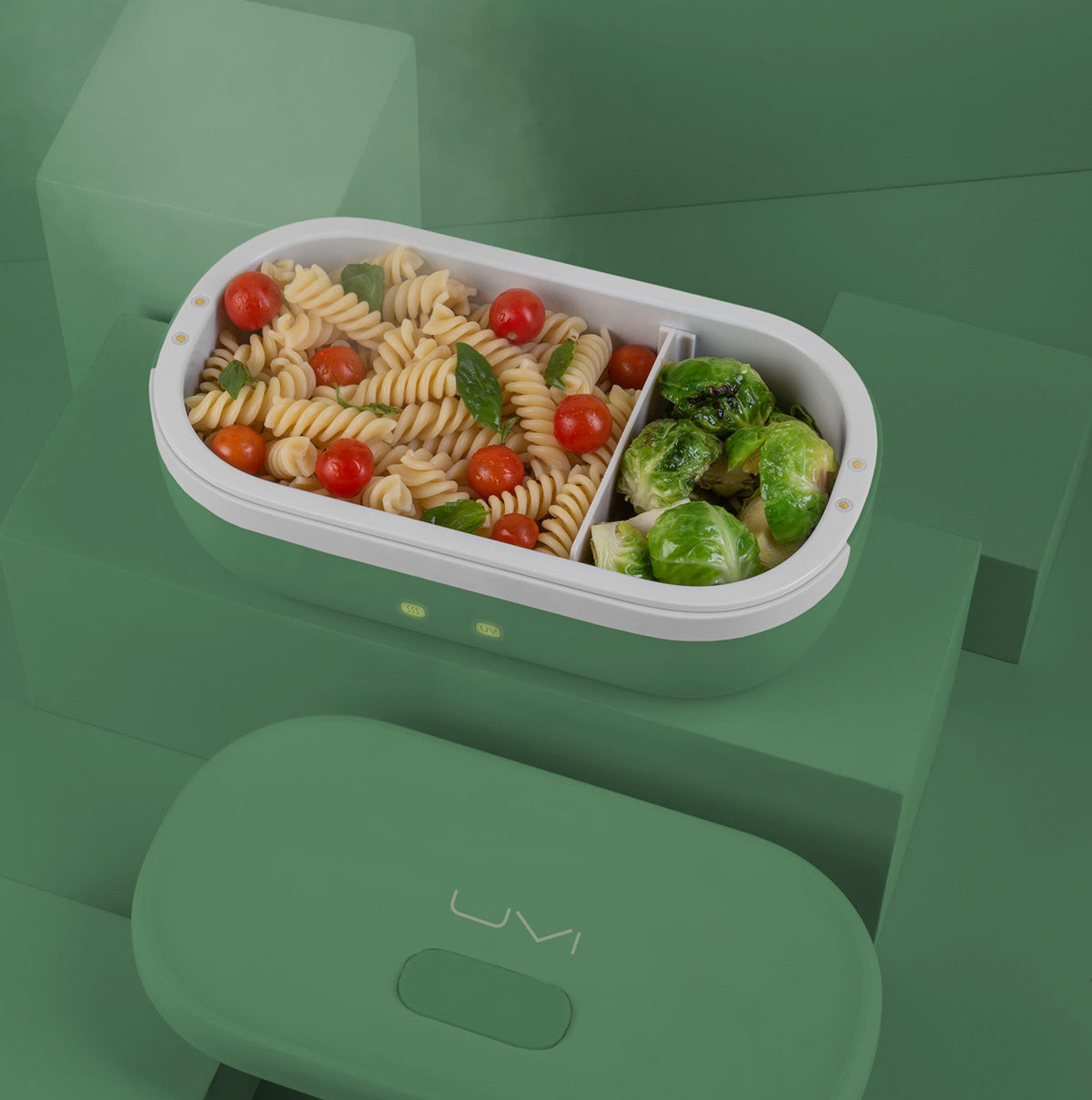 Hot Bento Food Container Internal Battery Powered Self-Heating