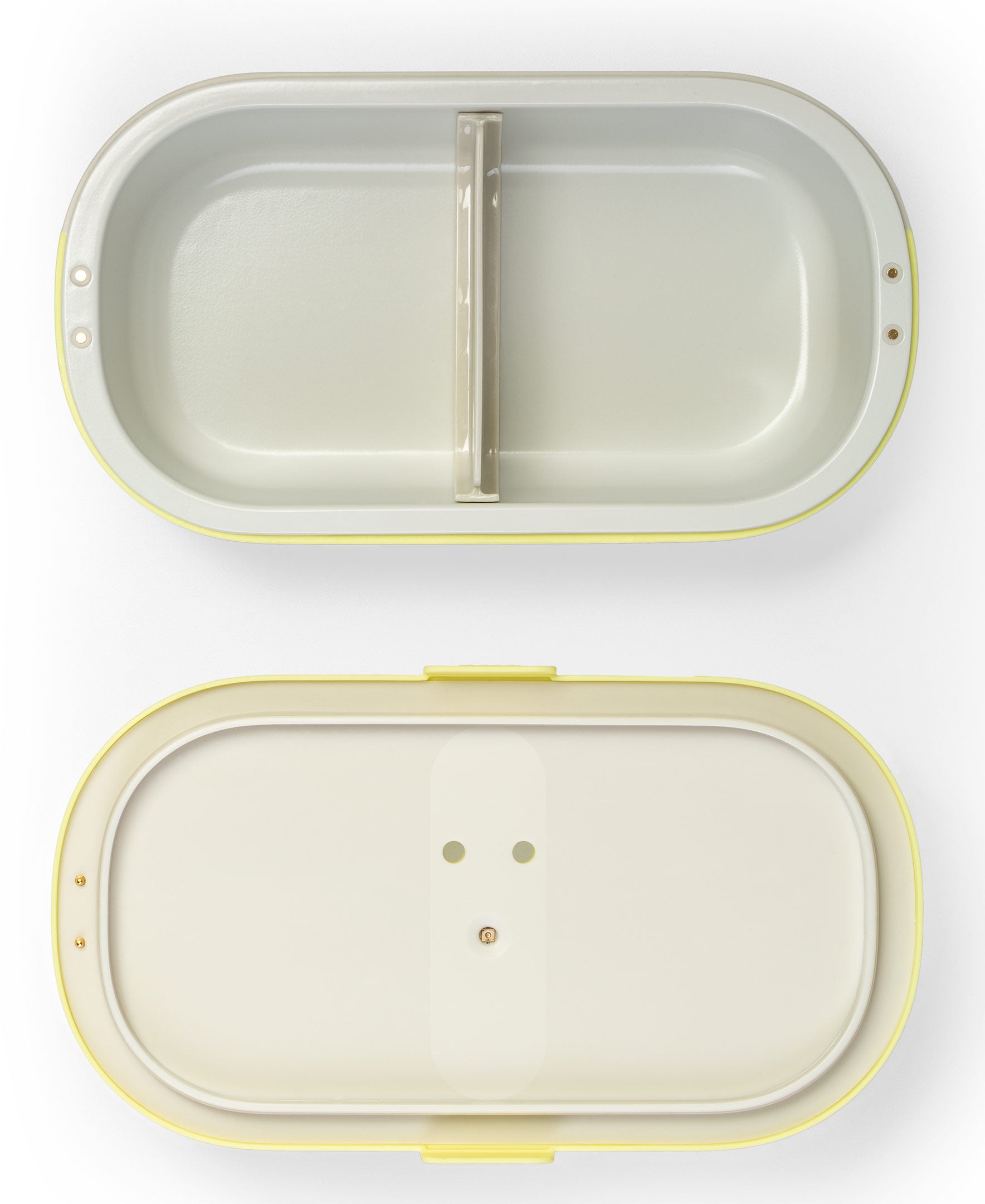 Yellow UVI Self Heating & Cleaning Lunch Box