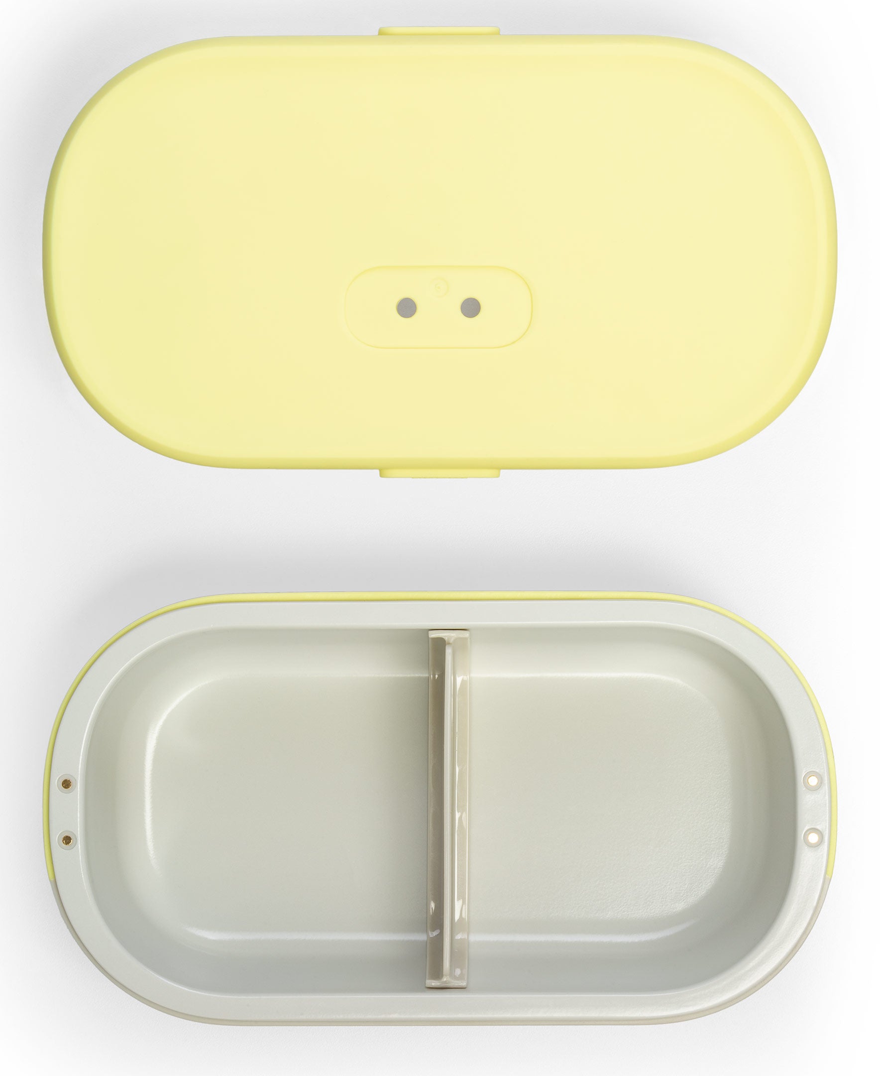 Yellow UVI Self Heating & Cleaning Lunch Box