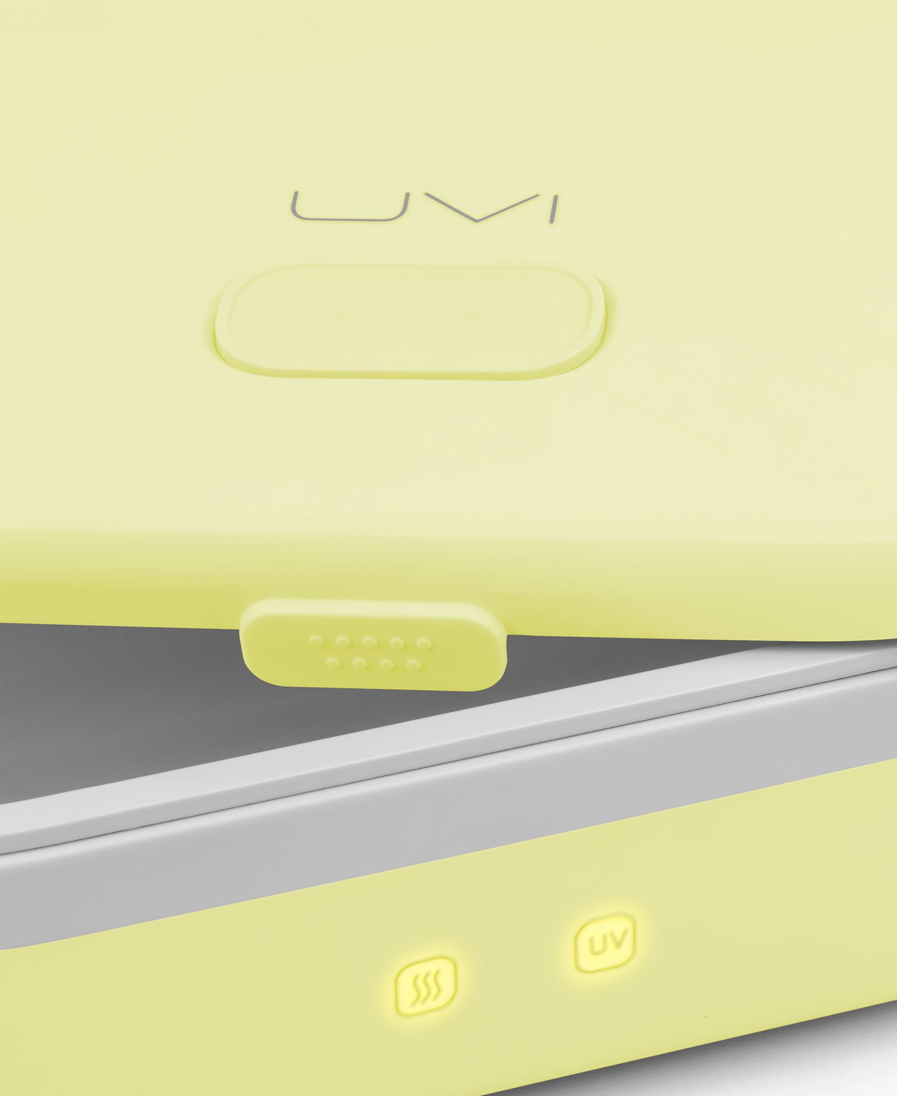 Yellow UVI Self Heating & Cleaning Lunch Box