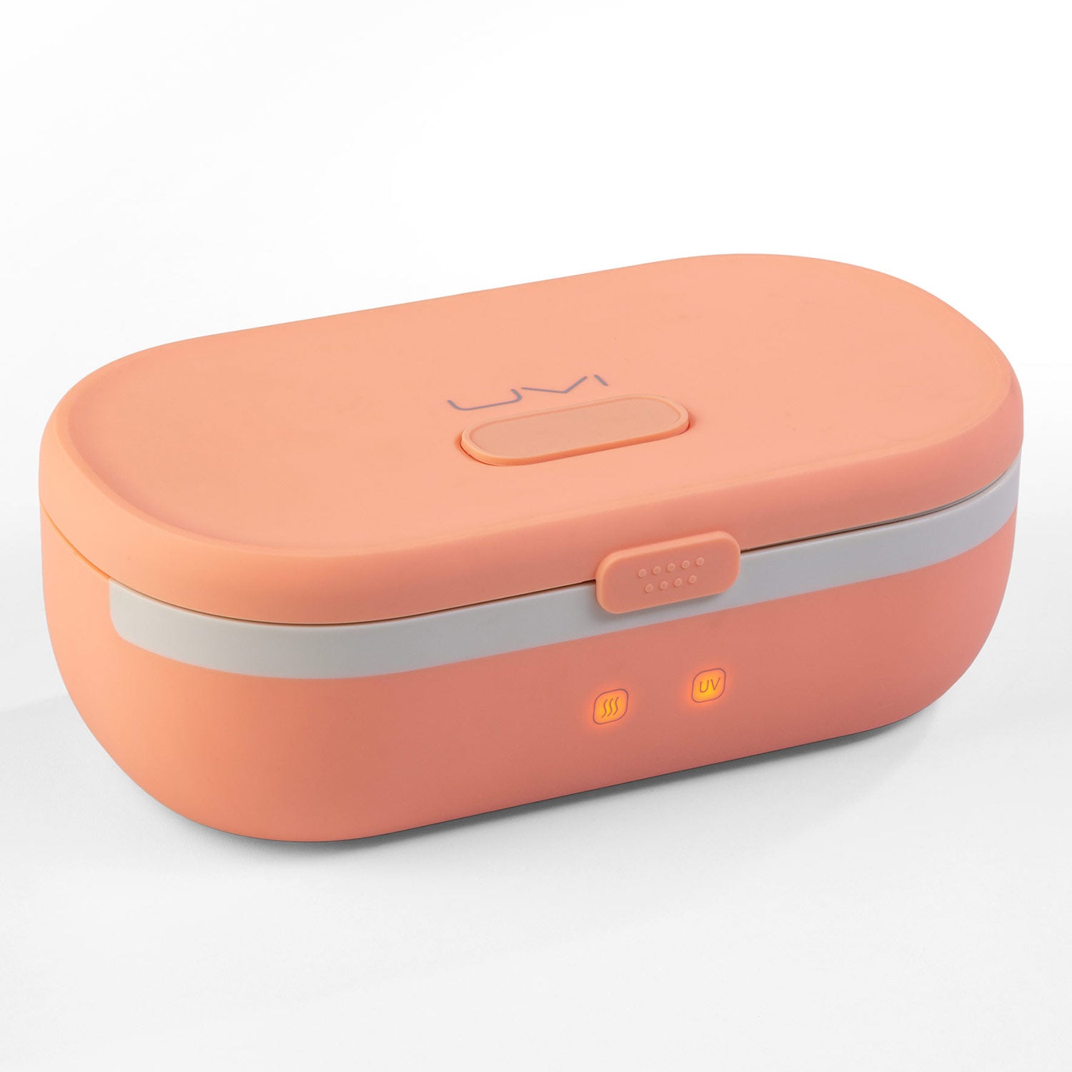 Salmon UVI Self Heating & Cleaning Lunch Box